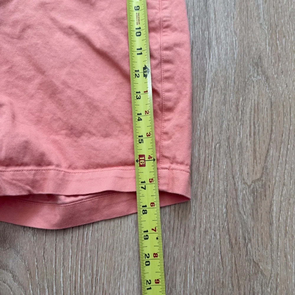 Peter Millar‎ Pilot Twill Men's 34 Pink Pima Cotton Stretch Chino Golf Shorts